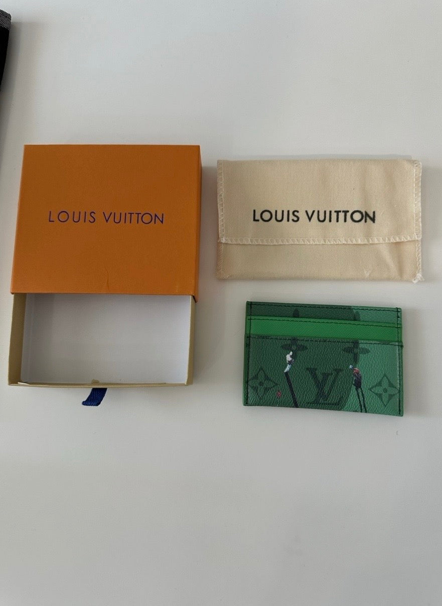 Louis Vuitton Card Holder (Green Golf Edition)
