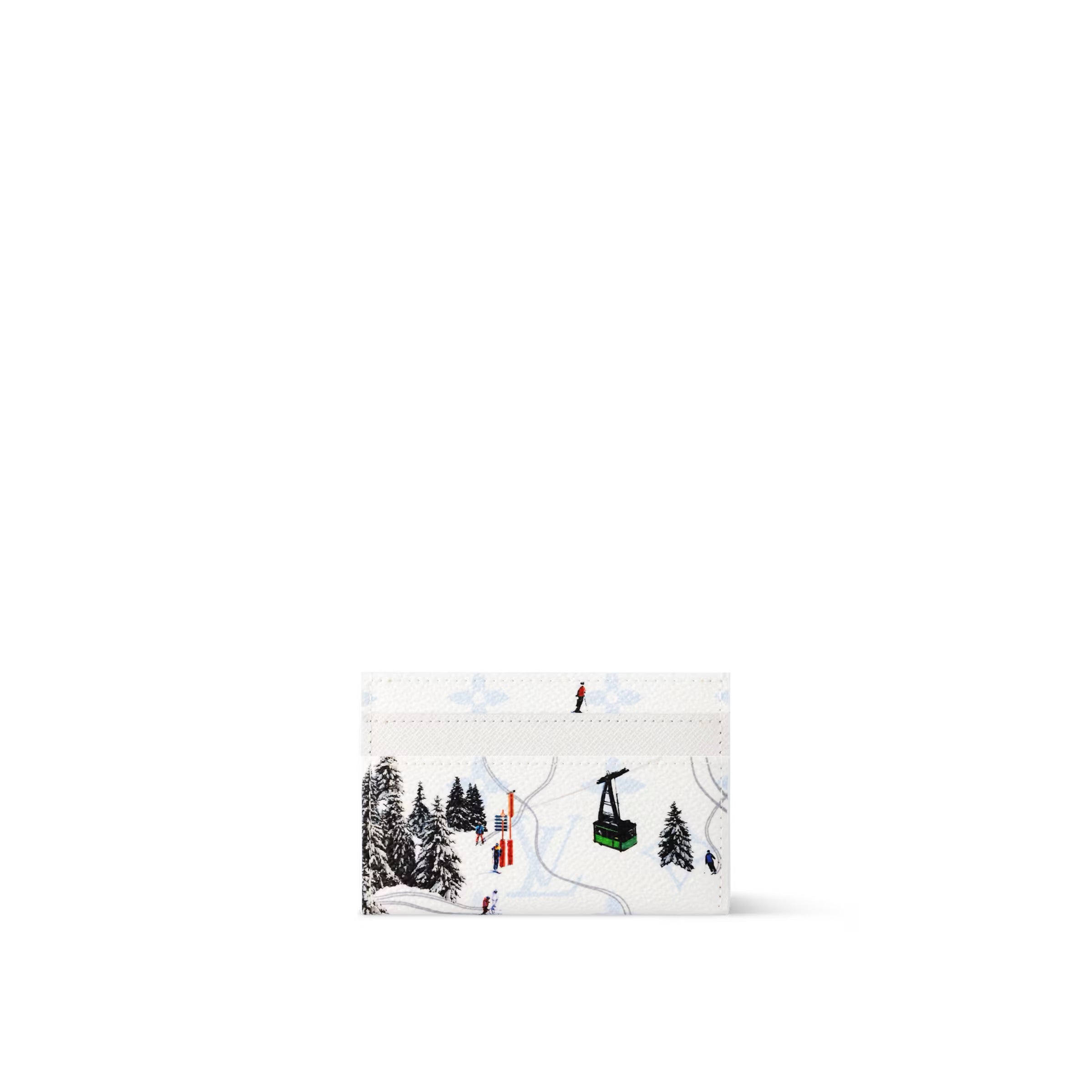 Louis Vuitton Double Card Holder (White Ski Edition)